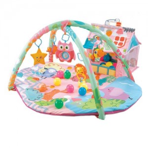 Cangaroo Γυμναστήριο Play Mat Happy Farm pink  (3800146265328) Cangaroo Γυμναστήριο Play Mat Happy Farm pink  (3800146265328)