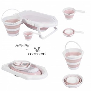 Cangaroo Πτυσσόμενο Σετ Μπάνιου Hawaii Pink (3800146268756) Cangaroo Πτυσσόμενο Σετ Μπάνιου Hawaii Pink (3800146268756)