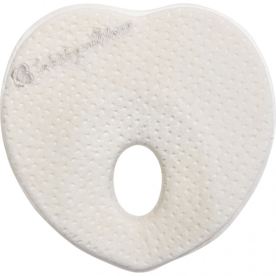  Kikkaboo Εργονομικό Μαξιλάρι Memory Foam  Heart White Velvet  (31106010057)