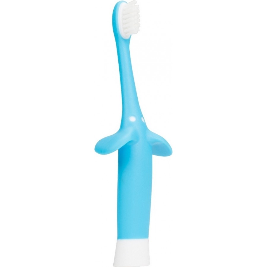Dr. Brown's Toothbrush Βρεφική Οδοντόβουρτσα Ελεφαντάκι 0-3 ετών-μπλε  (HG014)