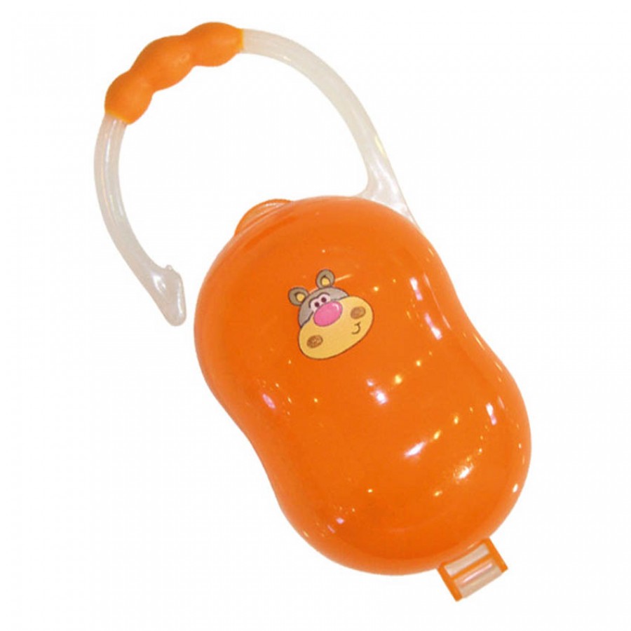 Lorelli Bertoni Θήκη Πιπίλας Pacifier Box Hippo Orange (10220170000)