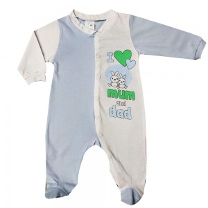 Βρεφικό  Φορμάκι Bebe Cooney  I Love You Mum & Dad Blue (9617) Βρεφικό  Φορμάκι Bebe Cooney  I Love You Mum & Dad Blue (9617)