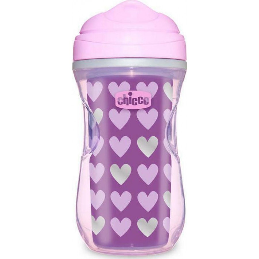 Chicco Εκπαιδευτικό Κύπελλο Active Καρδιές 14m+ 266mL (F04-06981-10)