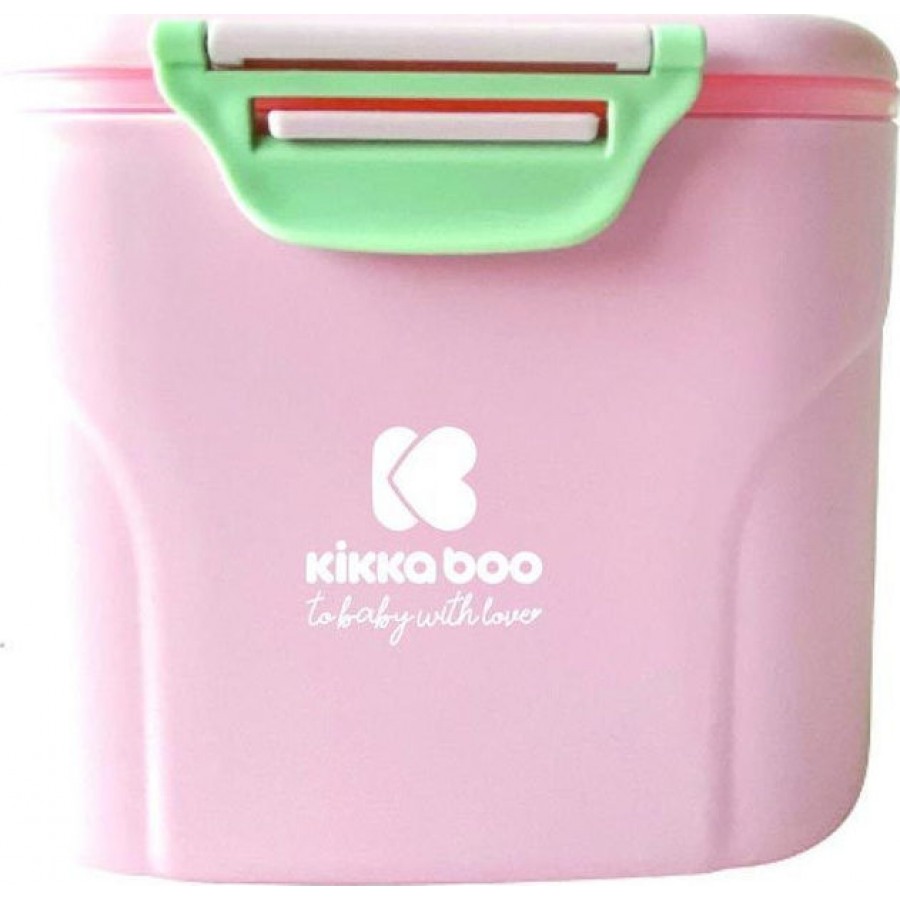 Kikka Boo Δοχείο Σκόνης Γάλακτος με Κουτάλι 160g Pink (31302040061)