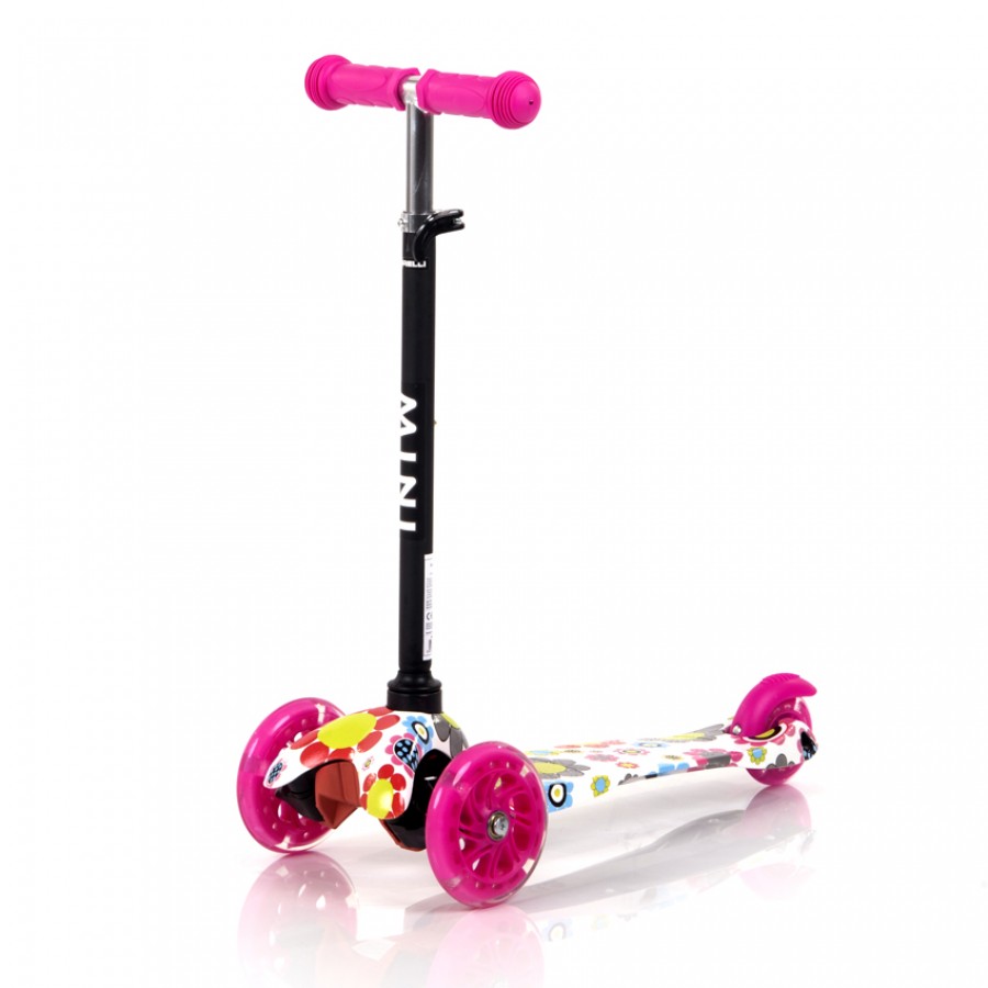 Lorelli Bertoni Scooter Mini Pink Flowers (10390010001)