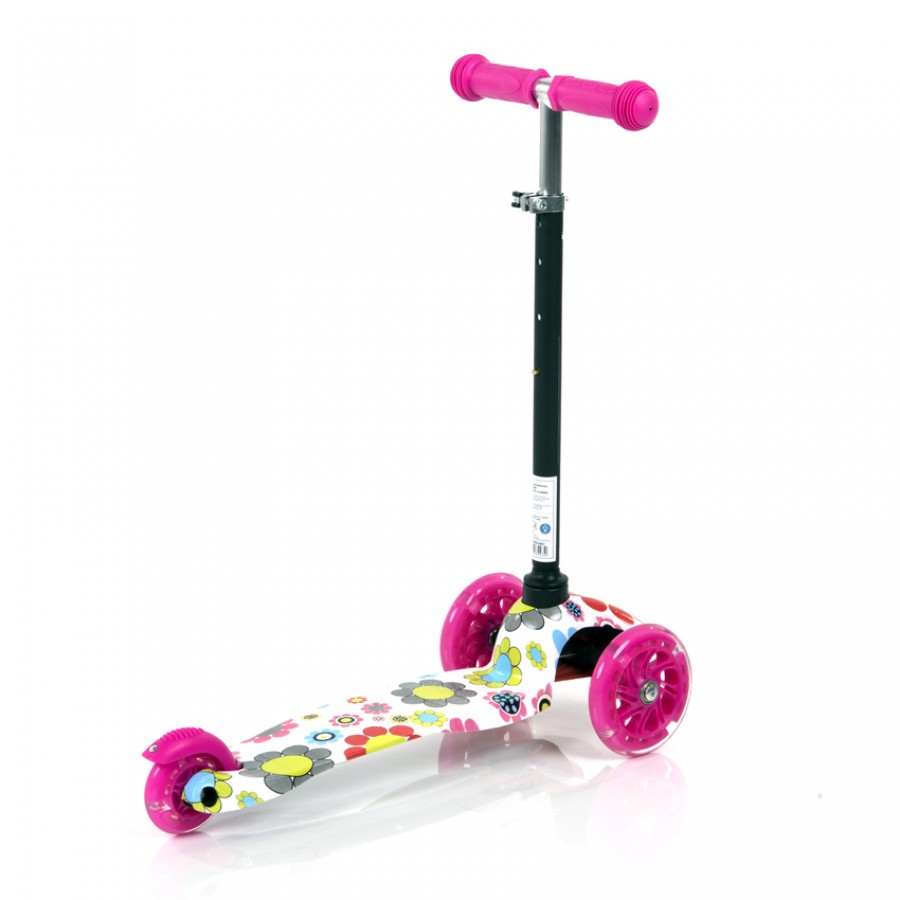 Lorelli Bertoni Scooter Mini Pink Flowers (10390010001)