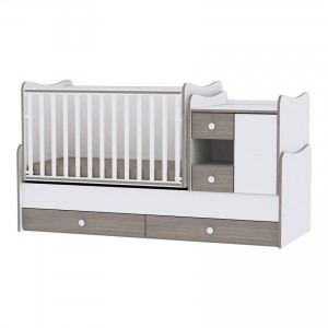 Μετατρεπόμενο Κρεββάτι Lorelli Bertoni Minimax New White-Coffee (10150500027A) Μετατρεπόμενο Κρεββάτι Lorelli Bertoni Minimax New White-Coffee (10150500027A)