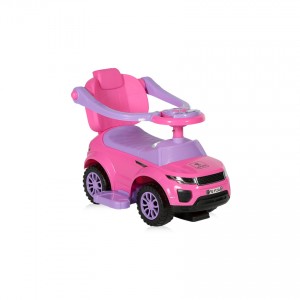 Lorelli Bertoni Περπατούρα Αυτοκινητάκι Με λαβή Γονέα Off Road Pink (10400030004)  Lorelli Bertoni Περπατούρα Αυτοκινητάκι Με λαβή Γονέα Off Road Pink (10400030004)