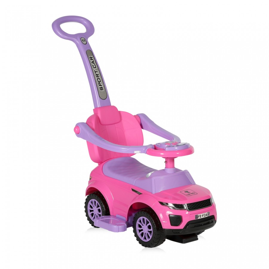 Lorelli Bertoni Περπατούρα Αυτοκινητάκι Με λαβή Γονέα Off Road Pink (10400030004) 
