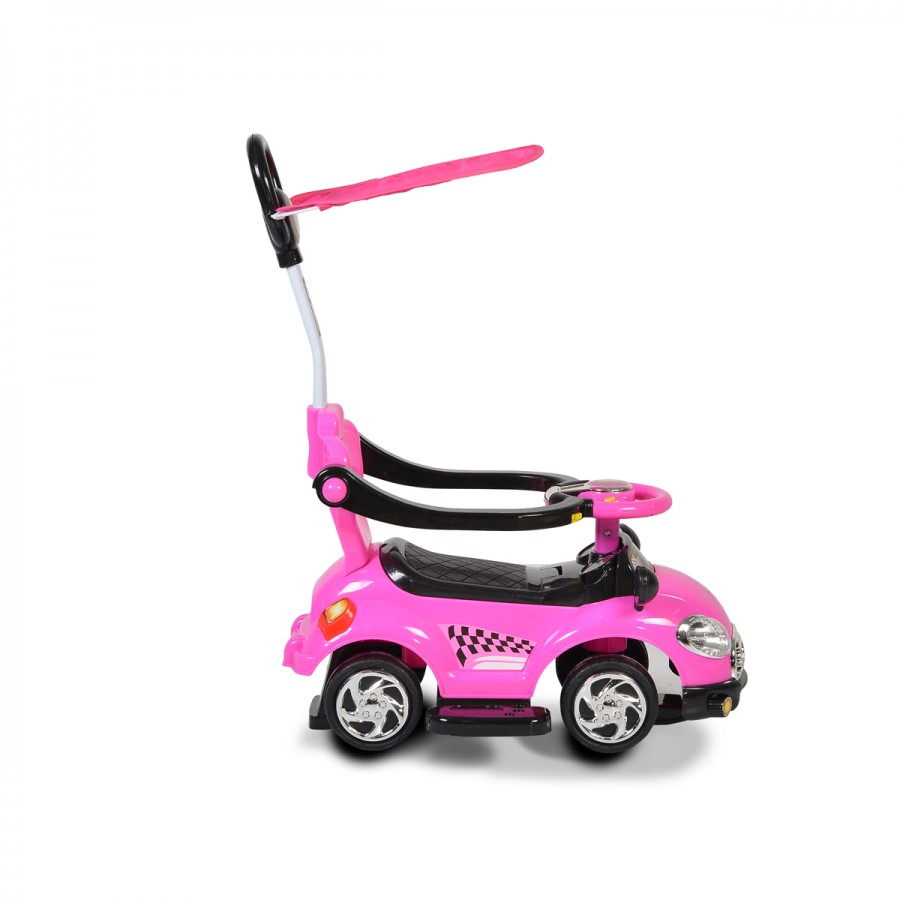 Περπατούρα Αυτοκινητάκι Με λαβή Γονέα Ride On Paradise Pink (K401-3)