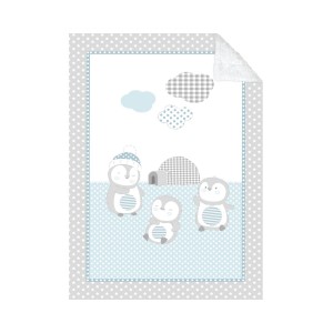 Kikka Boo Κουβέρτα Κούνιας Βελουτέ 110x140 cm Pingui Family Blue (31103020100) Kikka Boo Κουβέρτα Κούνιας Βελουτέ 110x140 cm Pingui Family Blue (31103020100)
