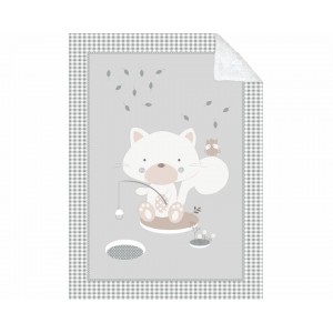 Kikka Boo Κουβέρτα Κούνιας Βελουτέ 110x140 cm Polar Fisher Grey (31103020095) Kikka Boo Κουβέρτα Κούνιας Βελουτέ 110x140 cm Polar Fisher Grey (31103020095)