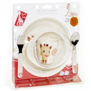 Σόφι η Kαμηλοπάρδαλη  Σετ φαγητού 5 τεμάχια (S470006) Σόφι η Kαμηλοπάρδαλη  Σετ φαγητού 5 τεμάχια (S470006)