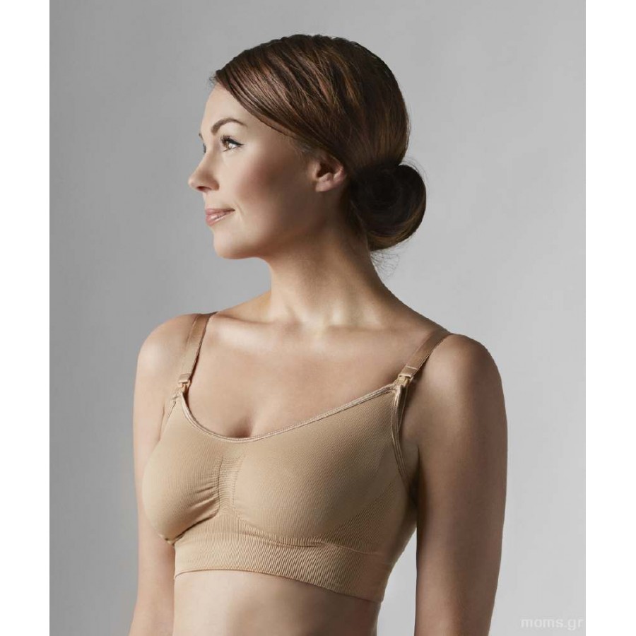 Carriwell Σουτιέν Θηλασμού χωρίς Ραφές / Seamless Nursing Bra Μπεζ (CW305)