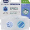 Chicco PhysioForma Light Σιλικόνης Blue/White Lines/Stars 6-16m 2τμχ (C20-71033-21)