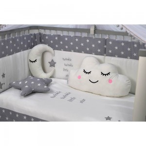 Βρεφική Κουβέρτα Fleece Bebestars 90x90cm Stars με Pom-Pom (3073) Βρεφική Κουβέρτα Fleece Bebestars 90x90cm Stars με Pom-Pom (3073)