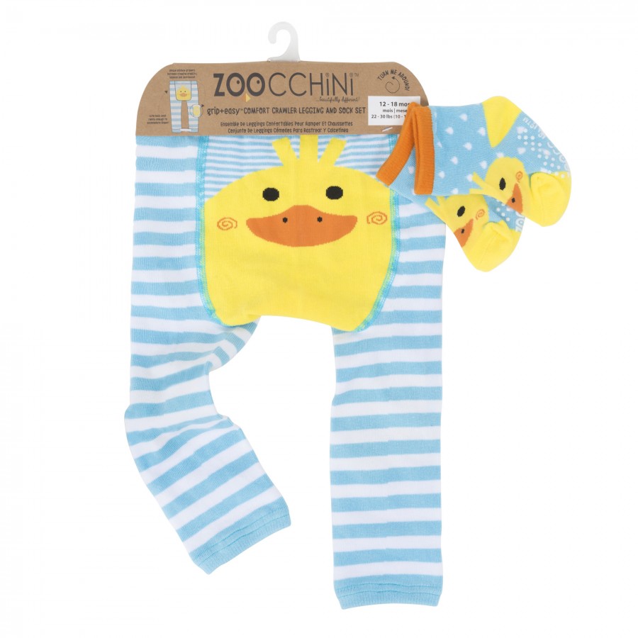 Ρούχα για Μπουσούλημα Grip+Easy Crawler Pants & Socks Set - the Duck ( ZOO12503)