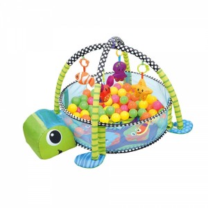 Bebestars  Γυμναστήριο-Πισίνα με Δίχτυ Turtle 3 σε 1 (100-160) Bebestars  Γυμναστήριο-Πισίνα με Δίχτυ Turtle 3 σε 1 (100-160)