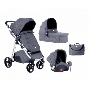 Kikka Boo Καρότσι Ugo 3 σε 1 Dark Grey Melanze 2020 (31001010143) Kikka Boo Καρότσι Ugo 3 σε 1 Dark Grey Melanze 2020 (31001010143)