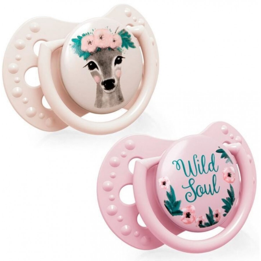 Lovi Baby Πιπίλα Dynamic Σιλικόνης Wild Soul Girl 3-6m 2τμχ (22/883)