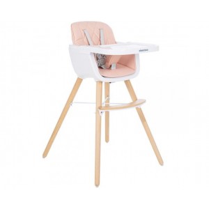 Ξύλινο Καρεκλάκι Φαγητού Kikkaboo Woody Pink (31004010083)