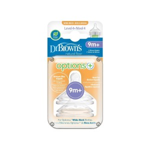 Dr Brown's Θηλές Σιλικόνης Για Μπιμπερό Επιπέδου 4 (9m+) Με Φαρδύ Λαιμό (WN4201) Dr Brown's Θηλές Σιλικόνης Για Μπιμπερό Επιπέδου 4 (9m+) Με Φαρδύ Λαιμό (WN4201)