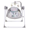Ηλεκτρικό Βρεφικό Ρηλάξ-Κούνια Cangaroo Baby Swing+ Plus Grey (104126)