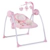 Ηλεκτρικό Βρεφικό Ρηλάξ-Κούνια Cangaroo Baby Swing+ Plus Pink (104125)