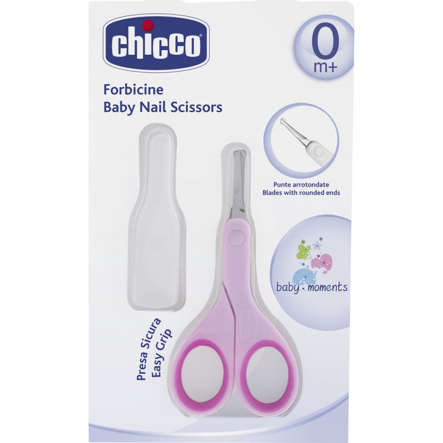 Chicco Ψαλιδάκι Ασφαλείας με Θήκη Ροζ (H0705912-20)