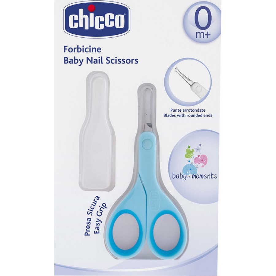 Chicco Ψαλιδάκι Ασφαλείας με Θήκη Σιέλ (H0705912-10)