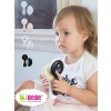 Minene Baby Hair Brush  Comb Set Βούρτσα-Χτένα -Black (18319006190)