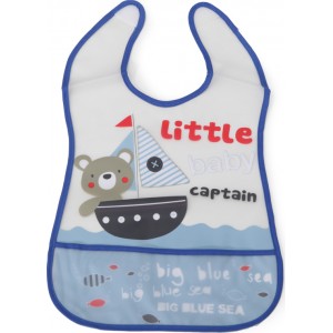 Σαλιάρα Σιλικόνης Με Τσέπη Happy Meal Blue Cangaroo (103530) Σαλιάρα Σιλικόνης Με Τσέπη Happy Meal Blue Cangaroo (103530)