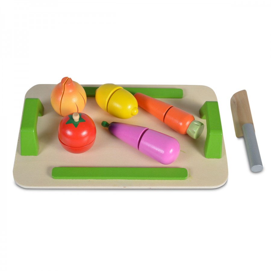 Wooden chopping board vegetables set (4308)