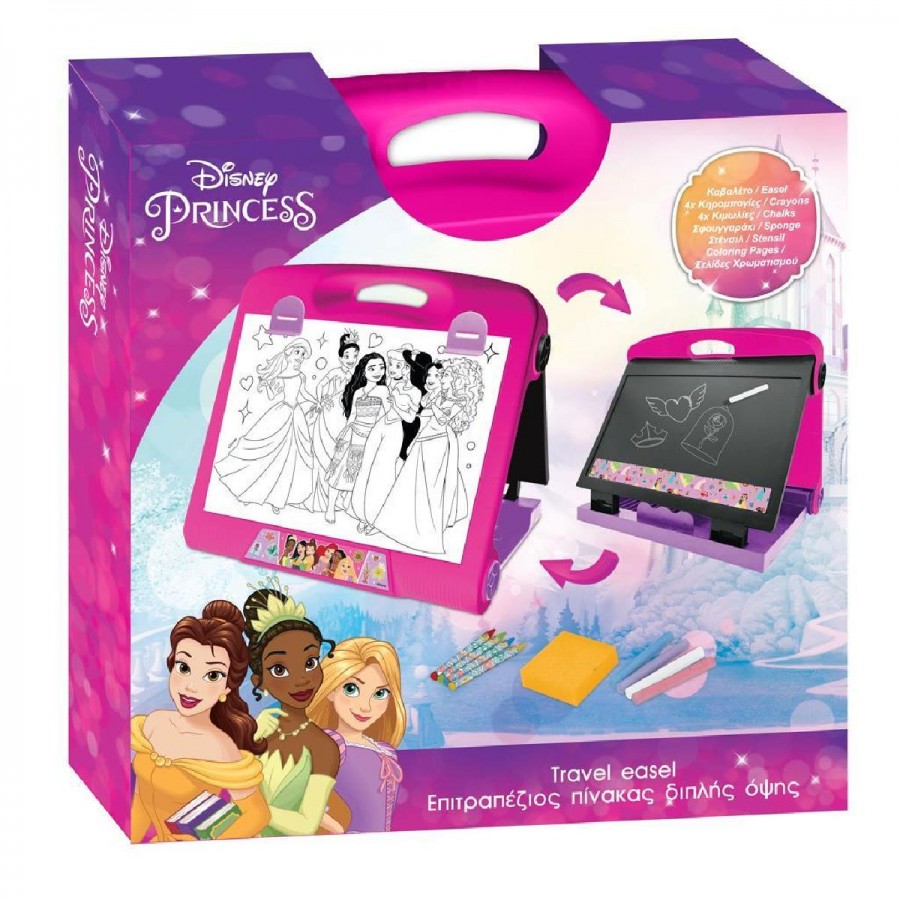 Luna Toys Πίνακας Επιτραπέζιος Διπλής Όψης Disney Princess (000563911)