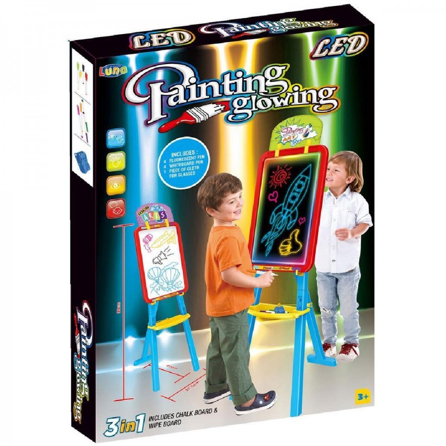 Luna Toys Πίνακας Διπλής Όψης Led σε χρώμα μπλε (000621919)