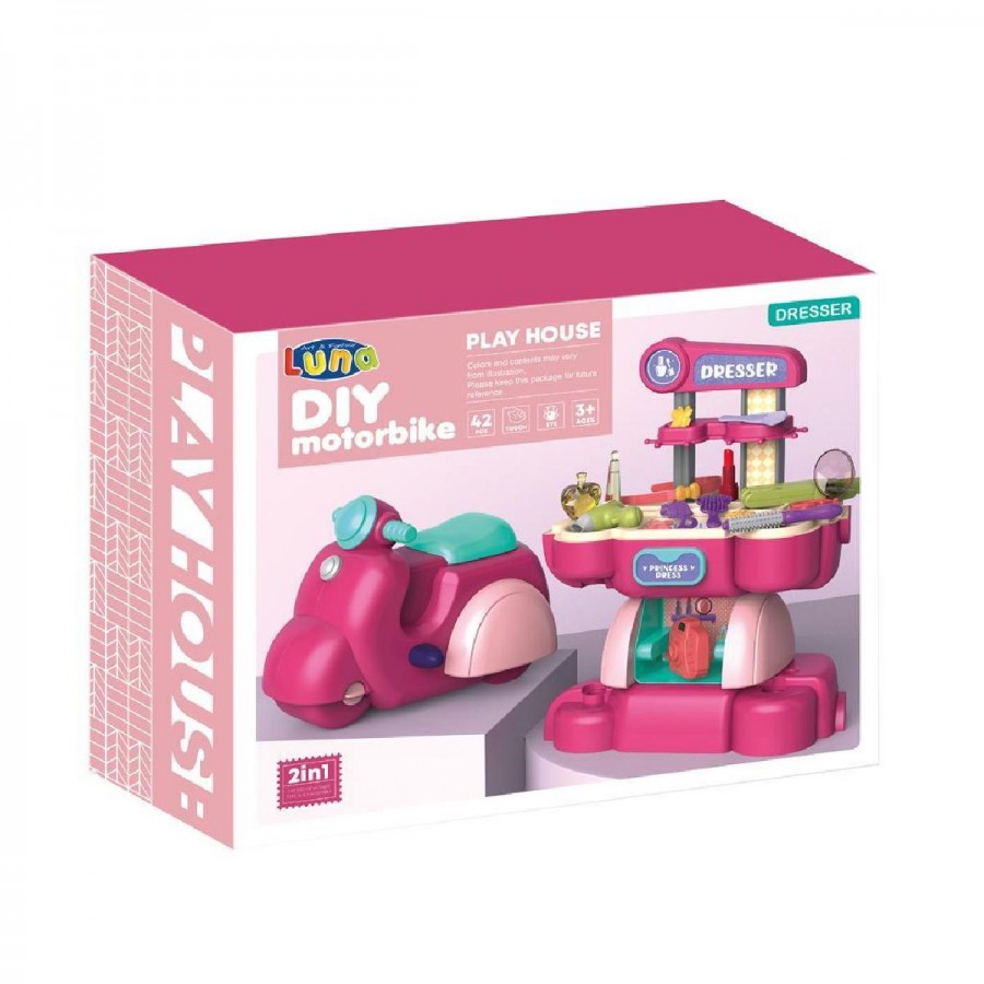  Luna Toys Μηχανή Βαλιτσάκι Ομορφιάς (000622147)