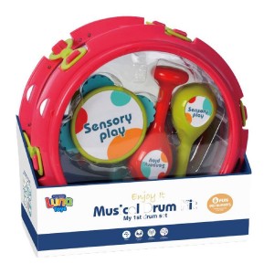 Luna Toys Σετ Ντραμς Μουσικά Όργανα σε χρώμα κόκκινο (000622388) Luna Toys Σετ Ντραμς Μουσικά Όργανα σε χρώμα κόκκινο (000622388)