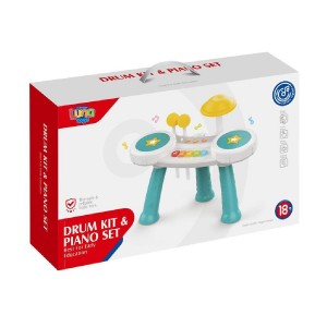 Luna Toys  Βρεφικό Ντραμς Μπλε με φως και ήχο (000622487) Luna Toys  Βρεφικό Ντραμς Μπλε με φως και ήχο (000622487)
