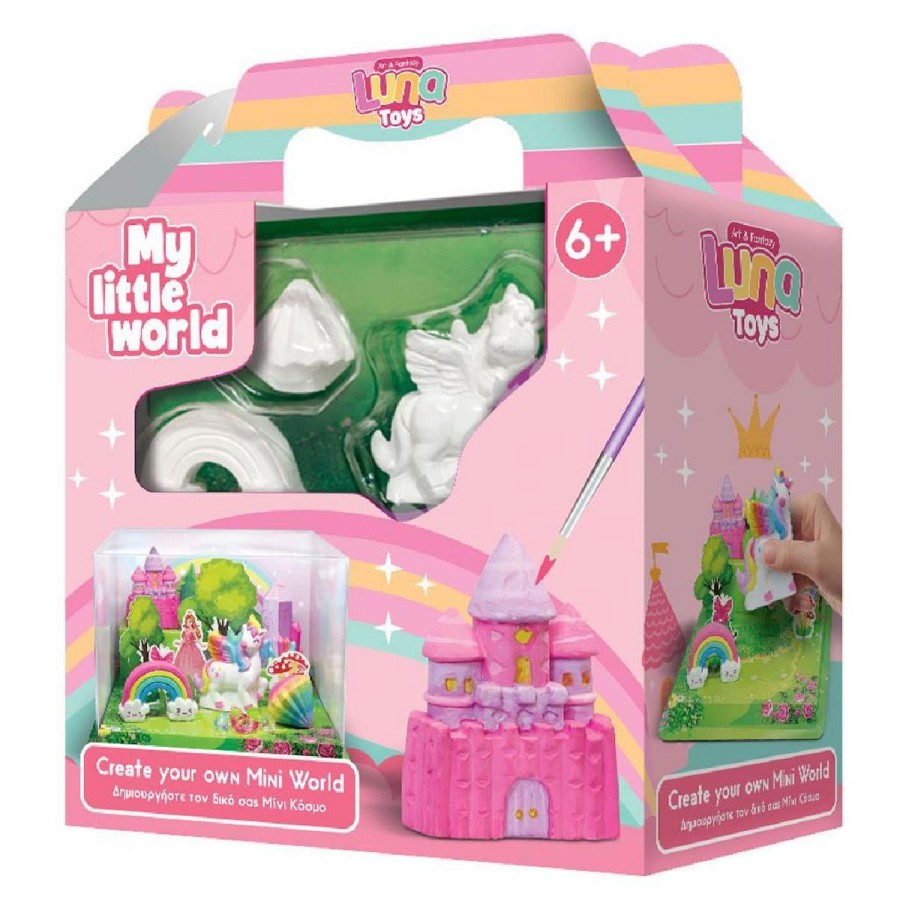 Luna Toys Σετ Κατασκευών από Γύψο Νεράιδες (000622496)